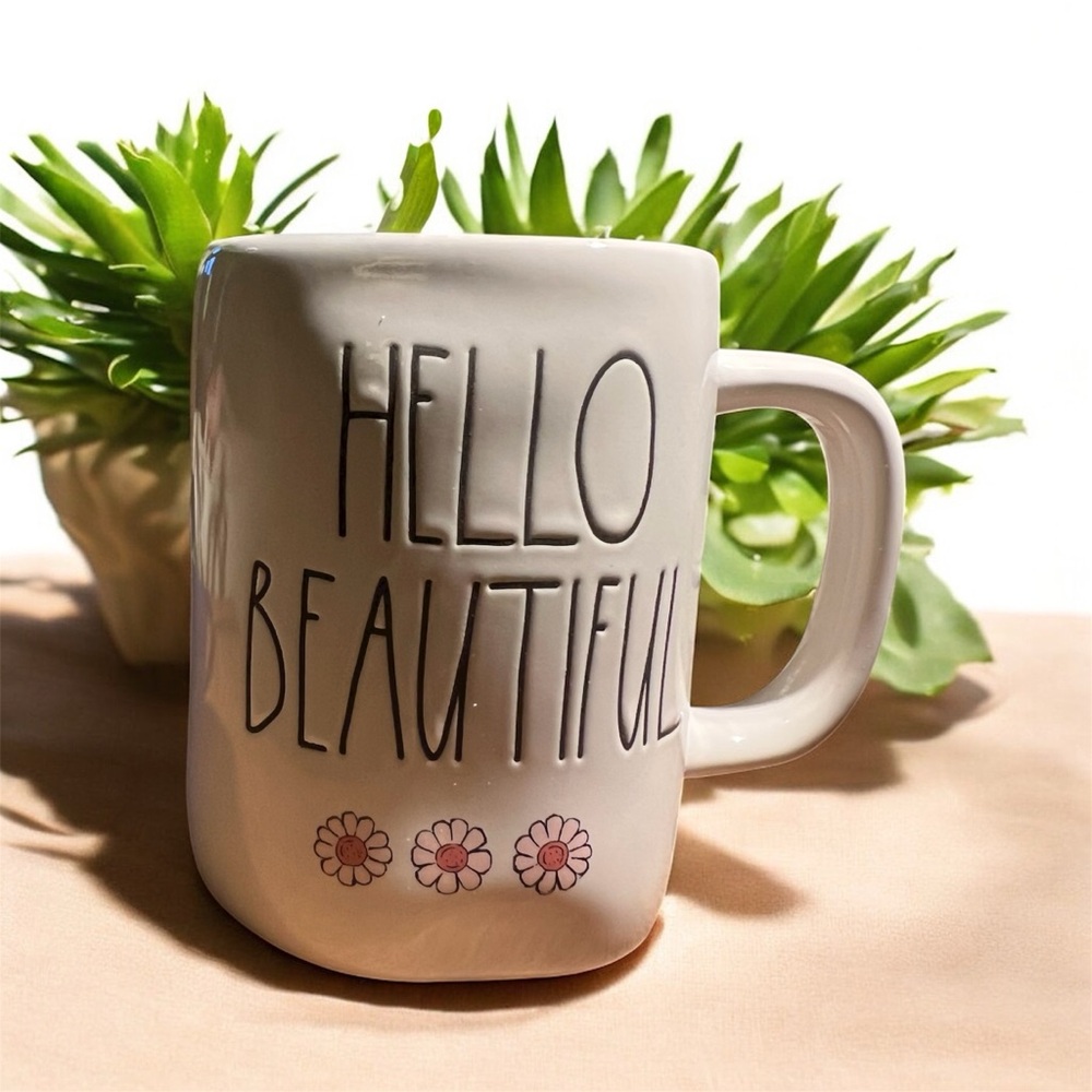 ❣️SOLD ❣️ Rae Dunn “HELLO BEAUTIFUL” Mug – Brand New!